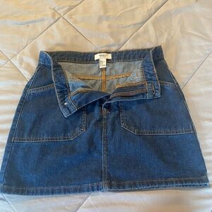 Forever 21 Blue Denim Mini Skirt